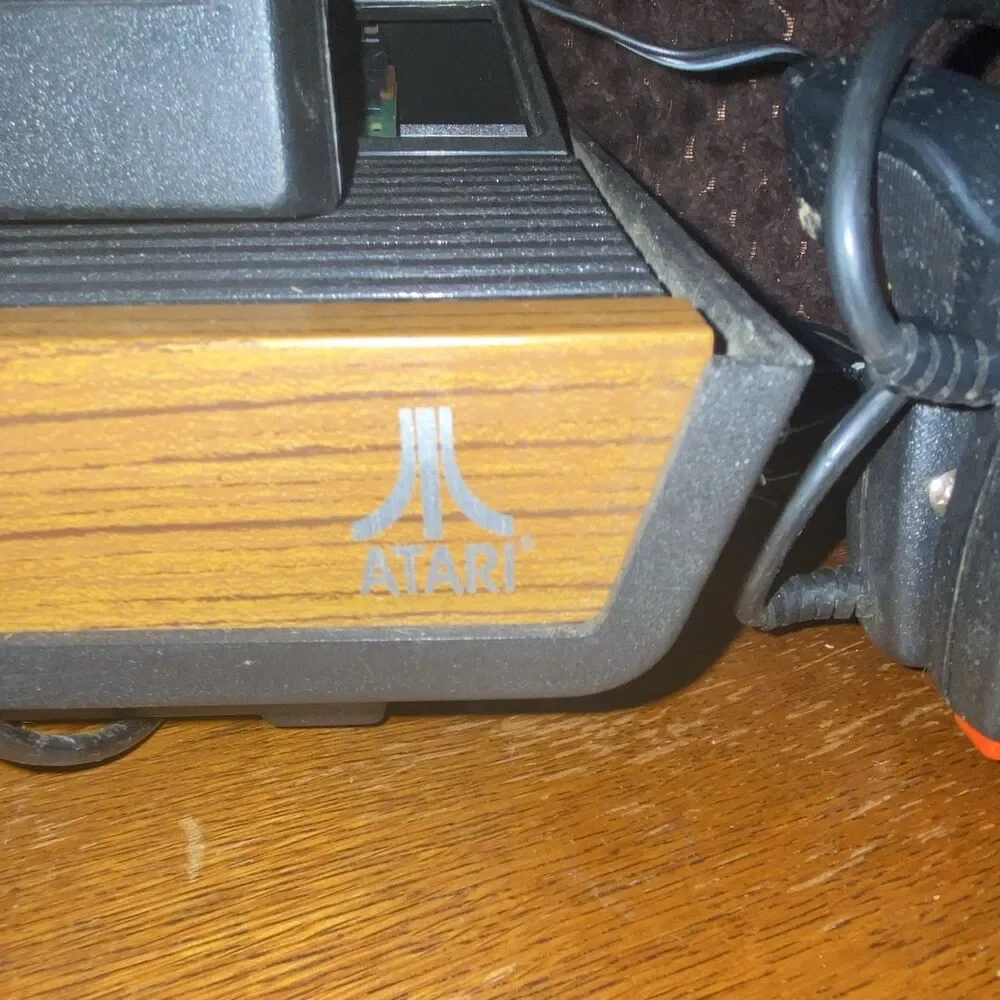 Atari 2600A CX-2600A Console w/ 3 Joysticks, 2 Paddle Joysticks & Power Adapter